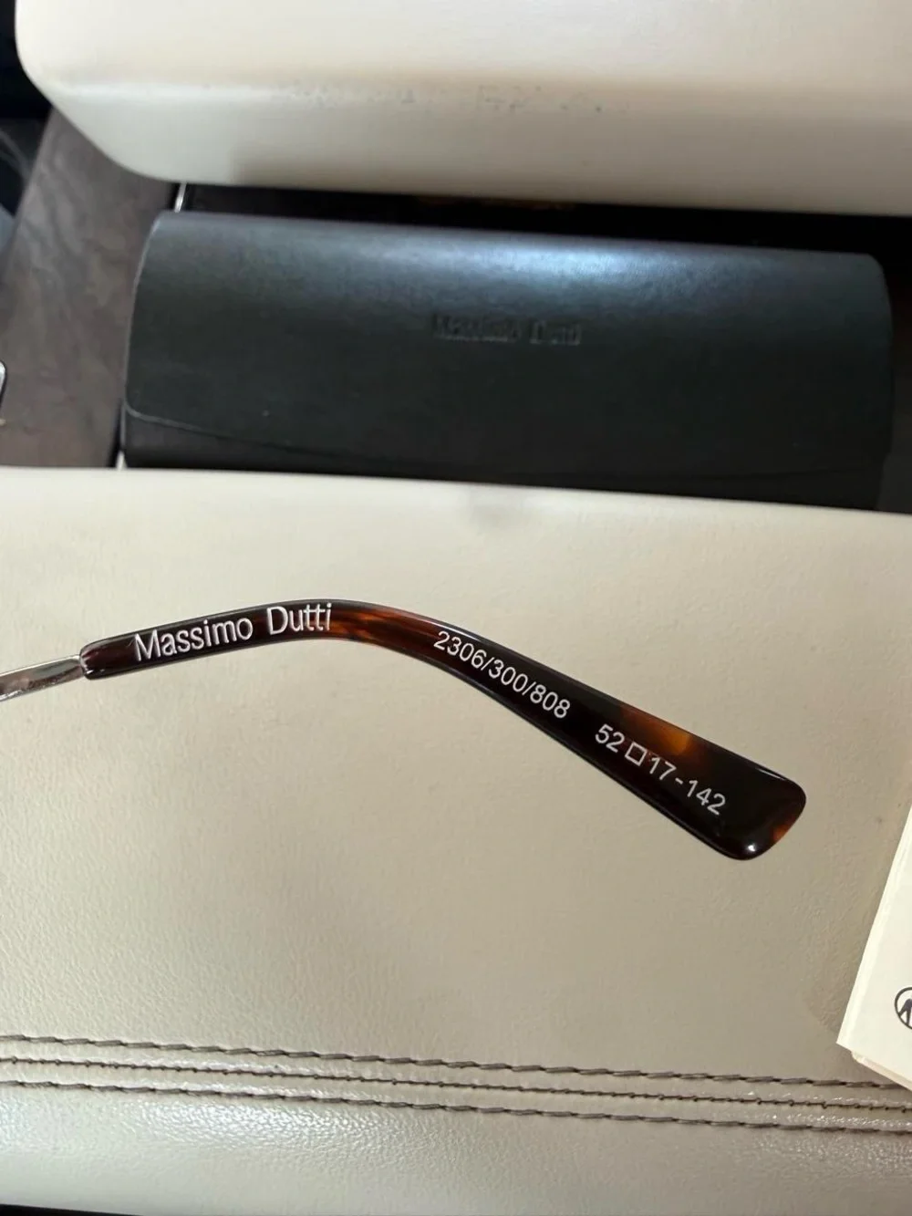 Massimo Dutti Tortoiseshell Temple Sunglasses - Brown Tones